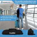 Portable Standing Desk with Keyboard Tray - Ergonomic, Height Adjustable Table with Carrying Bag for Indoor and Outdoor Use. Lightweight Design to Work Anywhere, Stay Healthy, and Stand More