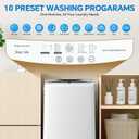 OLIXIS 1.06 Cu.Ft. Portable Washing Machine, Full-Automatic Laundry Washer