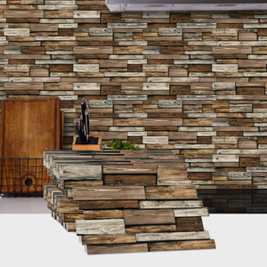 Peel And Stick Tile Sticker Self Adhesive Stick On Tile Backsplash For Kitchen, 12 Pcs