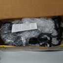 Rely+ 5 Arm Matte Black Candelabra Taper Candle Holders Decorations Indoor Kitchen Dcor Table Candles Candlestick Candelabra Centerpiece Gothic Home Decor Wedding 10 Inch Tall