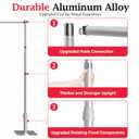 EMART 10x10ft Heavy Duty Backdrop Stand Kit, Adjustable Pipe and Drape Photo Booth Frame for Wedding, Party, Christmas, Birthday Decorations