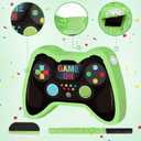 Video Games Controller Pinata with Blindfold and Stick Large Pinata Games Party Supplies for Kids Boy Gaming Theme Birthday Party Supplies Carnival Activity Decorations
