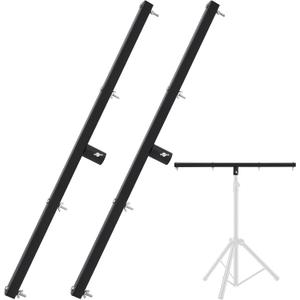 Juexica 2 Pcs DJ Lighting T-bar Cross DJ Lighting Extension Cross Bar Mount for Tripod Speaker Stand DJ Lighting Tripod Mount