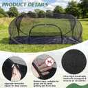 Pop up Mosquito Net Tent Camping Folding Bug Shelter 2 Person Cot, 80 35 31.5"