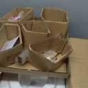 Kira Home Zurich 12" Rustic Farmhouse Semi-Flush Mount Ceiling Light + Glass Shade, Warm Brass Finish