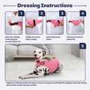 Dog Anxiety Vest and Shirt, Skin-Friendly Calming Shirt - Thunder Jacket for Pet Vet Visits - Dog Jacket for Thunder, Fireworks, Anti Anxiety Vest for Pet Without Medicine & Training