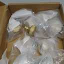 Coinkoly 20 Pack Oil Rubbed Gold Cabinet Knobs Knurled Kitchen Cabinet Handles Dresser Knobs Drawer Knobs Hardware for Cupboard