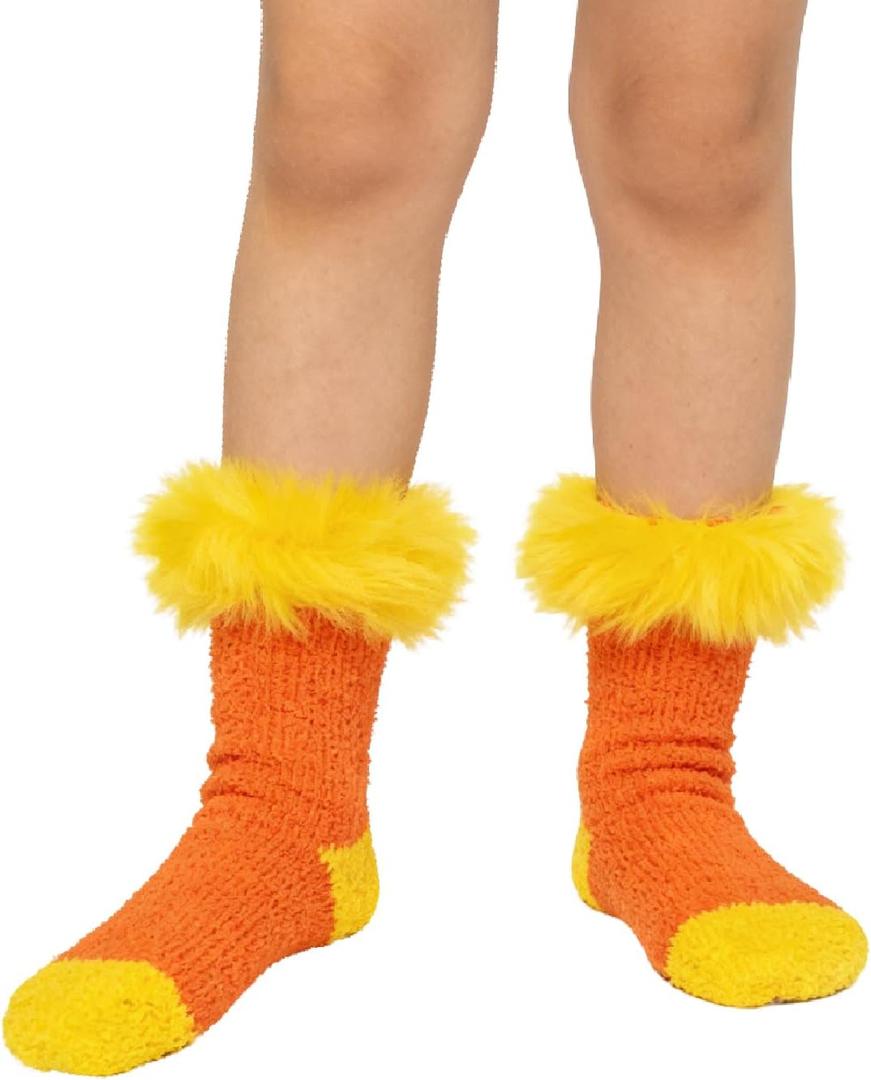 Funny Crew Socks Novelty Costume Accessories Party Favors 6-10yr Small (Yellow)