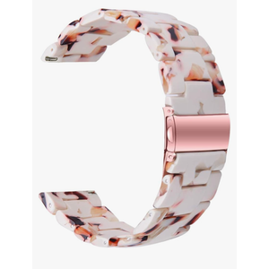 Colorful Resin Band Compatible with Spade Health Smartwatch 4 Bands for Women Adjustable Stainless Steel Buckle Replacement Cute Strap for Spade Health Smartwatch 4