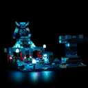 LED Light Kit for Lego Minecraft The Deep Dark Battle 21246 (NOT Include The Lego Set), Decor Lighting Compatible with Deep Dark Battle Warden for Fans - NOT Included Model, Just Lights