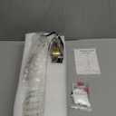 LMQNINE Natural Alabaster Pendant Lights for Kitchen Island White Marble Long Tube Chandelier Modern Gold Ceiling Light Fixtures for Bedroom Dining Room Table Living Room Hallway(M-1Pack)