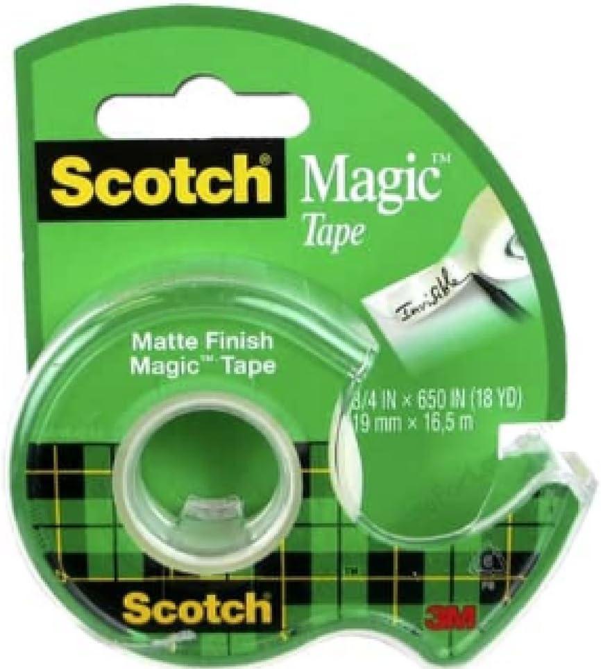 3M 122 3/4" x 650" Scotch Magic Tape