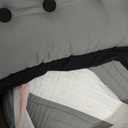 Chezmoi Collection Loft 8-Piece Luxury Striped Comforter Set (King, Black/Gray/White)