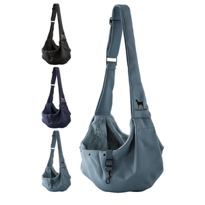 Noah & Paw Dog Sling Carrier for Small Dogs 5-18 Lb, Dog Sling for Small Dogs and Cats, Dog Carrier with Adjustable Padded Strap, Premium Twill, Lined with Fur, Double Safety Feature, Machine Washable