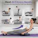 Ab Crunch Machine, Portable Sit Up Exercise Equipment with Resistance Band, Ab Core Workout Home Equipment for Stomach, 200LBS Weight Capacity