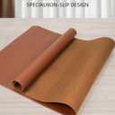 Large Leather Desk Mat - 48"x24" Office Desk Protector, Non-Slip PU Leather Mouse Pad, Waterproof Writing Pad for Office and Home (Brown)