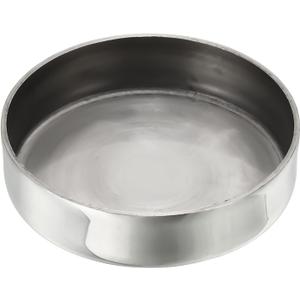 PATIKIL Pipe End Cap,1Pcs 304 Stainless Steel Tube End Caps Round Fitting Cap 76mm / 3inch OD Polished Pipe Cover Silver for Plumbing HVAC Industries Metal Tubing Water Gas Welding