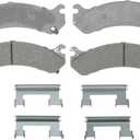 ACDelco Silver 14D784MH (19286094) Semi-Metallic Front Disc Brake Pad Set with Hardware