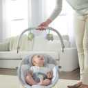 Ingenuity Soothing Baby Bouncer Infant Seat with Vibrations, -Toy Bar & Sounds, 0-6 Months Up to 20 lbs (Morrison)