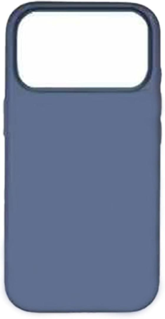 for iPhone 17 Pro/17 Pro Max Magnetic Case,Classic Liquid Silicone Anti-Scratch Mobile Phone Case (Gray Blue,17 promax)