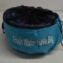 Kohree 35FT Upgraded RV Water Hose, 5/8" Premium Drinking Water Hose for Camper, Leak Free, No Kink, Flexible Garden Hose 35 ft with Storage Bag, Reinforced PVC Design w/Strain Relief Ends - Blue