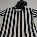 Thapower Children Referee Shirt Costume Kids Youth Black and White Stripe Boy Girls Toddler Ref Jersey, L