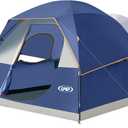 UNP SUV Dome Tent for Camping, Outdoor 6 Person Car Camping Tent, Easy Set Up SUV Tailgate Tent with Rainfly 10' x 10' Vehicle Camping Tent (Dark Blue)