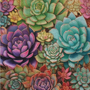 Great Jigsaw Puzzles for Adults 300 Pieces Colorful Succulents Wooden Challenging Puzzles Gift for Friends Family Home Decoration Kids Puzzle