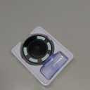 IPX7 Waterproof Shower Bluetooth Speaker, Portable Small Speaker with Suction Cup and Time Display, Loud Crystal Sound & Bass 10H Playtime 1100mAh, Wireless Shower Speakers for Pool, Beach Gift Cyan