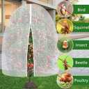 2 Pcs Fruit Tree Netting with Zipper & Drawstring, 8.2 x 6.5 Ft Garden Bird Netting Plant Cover, Blueberry Tomato Insect Bird Barrier Tree Net Protection Cover for Protecting Plants Vegetables Fruits