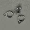 Anovo 1.25" Flag Pole Rings, Flagpole Rings Aluminum Alloy 360 Rotating Anti Wrap Flag Mounting Spinning Ring Clips for 1.02-1.25 Inch Diameter Flagpole (1.25 Inch -Pack of 2, Matte Silver)