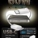 USB C to USB C Cable, 60W Fast Charging [6ft, 3-Pack] Type C Charger Cord, Braided USBC Phone Charger Cable for iPhone 17 16 15 Samsung S25 Laptops MacBook iPad Switch Steam Deck AirPods 4 (Gary)