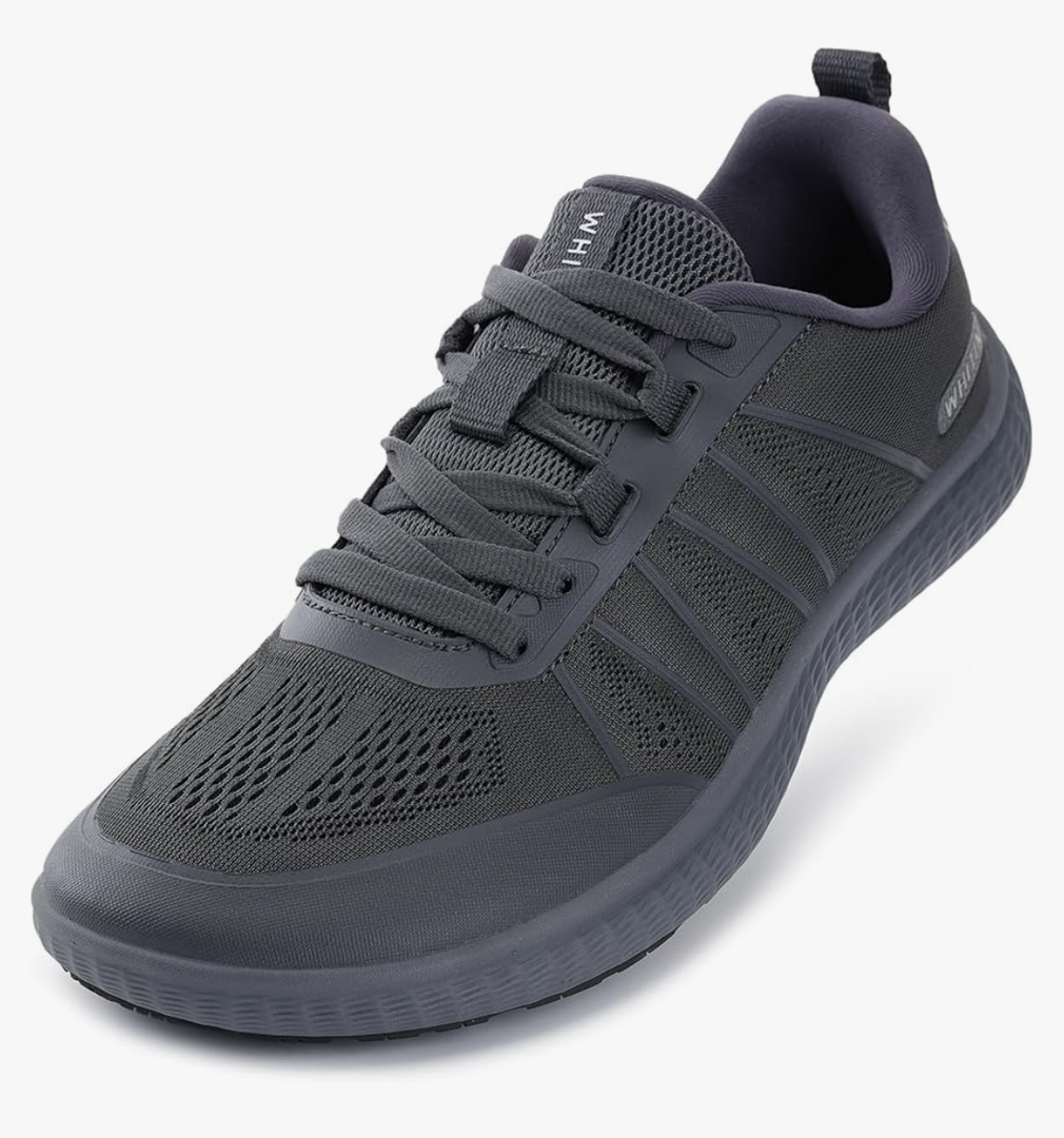 WHITIN Men's Zero Drop Road Running Shoes + Wide Toe Box, Size 45
