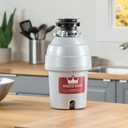Waste King Garbage Disposal for Kitchen Sink with Power Cord, Food Waste Disposer, L-8000