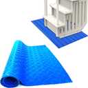 Swimming Pool Ladder Mat,Swimming Pool Step Mat with Non-Slip Texture - Blue Protective Pools Step Pad, Pool Accessories for Above Ground Stairs(36 X 24 Inch)