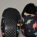 Kids Big Boys Warm Slippers with Soft Memory Foam Indoor Anti-Slip Cute Dinosaur Slippers Size 11/12
