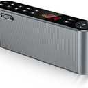 Antimi Bluetooth/FM Radio/MP3 Player Portable Wireless Speaker (Black)