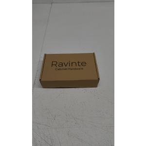 Ravinte Hardware 10 Pack Matte Black Cabinet Pulls, 5 Inch (128mm) Hole Center Zinc Alloy Drawer Handles for Kitchen Cabinets, Cupboards, Dressers, Square Solid Metal Hardware