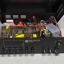 EA-120 Mixer Amplifier, Black; USB/SD/FM/BT; Compact Size; Built-in 100V/70V Transformer Technology; 120W Rated Power Output