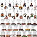 Sureio 40 Pcs I Saw That Jesus Keychain Bulk Christian Gifts Church Christmas Goodie Bag Stuffers Party Favors Baptism Gifts