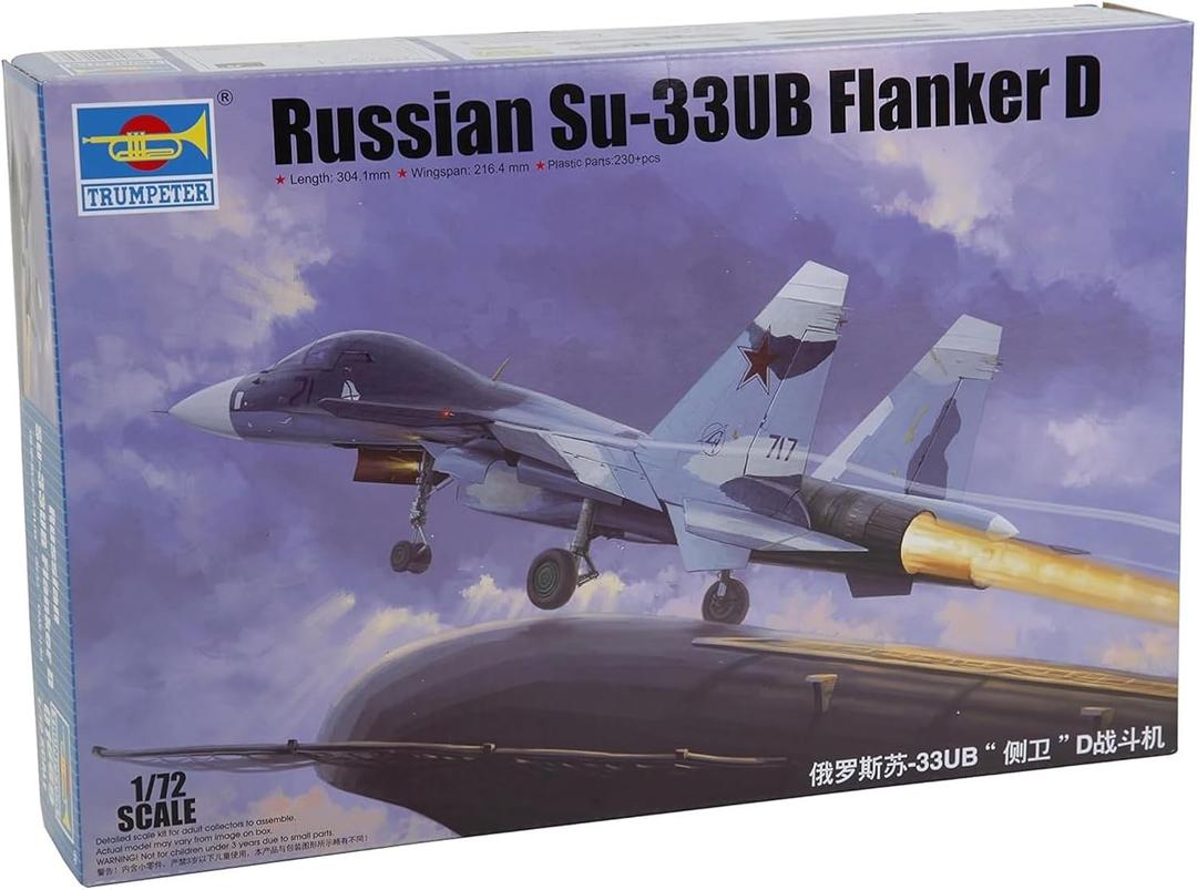 Trumpeter Russian SU-33UB Flanker D Model Kit