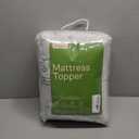 Ultra Soft Twin XL Size Mattress Topper - Viscose Made from Bamboo Pillow Top Mattress Pad for Back Pain Relief - Naturally Cooling for Hot Sleepers, Green