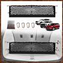 Muslogy Truck Bed Cargo Net Trunk Netting Compatible with 2024-2026 GMC Acadia | Chevy Traverse | 2025+ Buick Enclave Accessories, Pickup Cargo Organizer SUV Sedan Storage Net w/Heavy Duty Carabiners