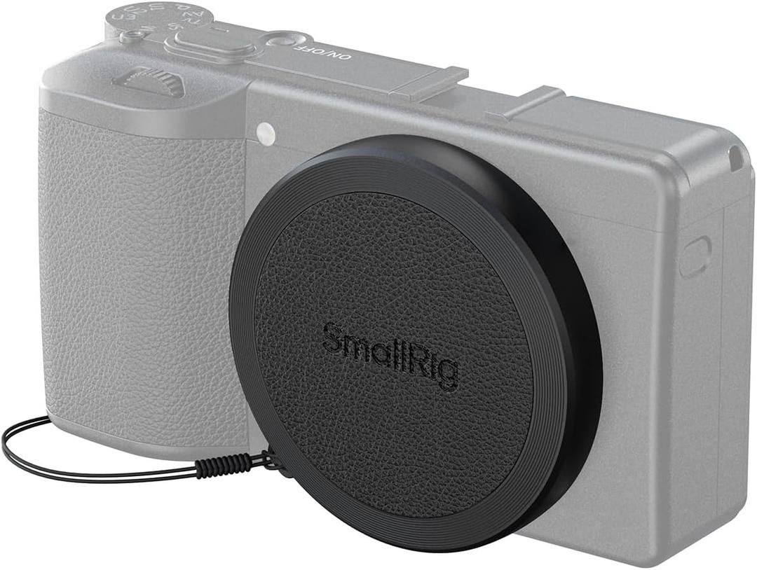 SmallRig Lens Protective Cap for RICOH GR IV GRIV with Anti-Loss Strap, Anti-Scratch Aluminum Lens Cover with Soft EVA Interior, Accessories for RICOH GR IV - 5680