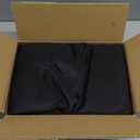 HolidayIdeas 2 Pack Fitted Tableclothes - 48 x 24 Inch - Black Rectangle Tablecloths for 4 Foot Tables, Fabric Table Cover Protector for Parties, Craft Show, Trade Show