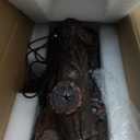 Electric Fireplace Logs Realistic Flame Effect Candle LED Flame Light USB Powered Electric Fireplace Remote Control Fireplace Placement Home Decoration 12.4*5.91*7.87 In No Heat Function (Large)