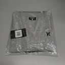 Hurley Boys Long Sleeve Waffle Knit Shirt (Large, Dark Grey Heather)