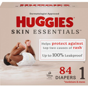 Huggies Size 1 Diapers, Skin Essentials Baby Diapers, Size 1 (814 lbs), 84 Count