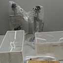 22’’ Touch Control Table Lamps Set of 2, 3 Color Temperatures Bedroom Bedside Lamps, Modern Silver Dimmable Lamps with USB Ports & AC Outlet, Tall Living Room Lamps for Nightstand End Table, 2 Bulbs