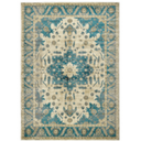 CHICHIC Area Rug 6x9 Washable Rug for Living Room Large Boho Bedroom Rug Area Rugs Accent Non-Slip Rugs Soft Vintage Floor Carpet for Dining Room Office Farmhouse, Blue